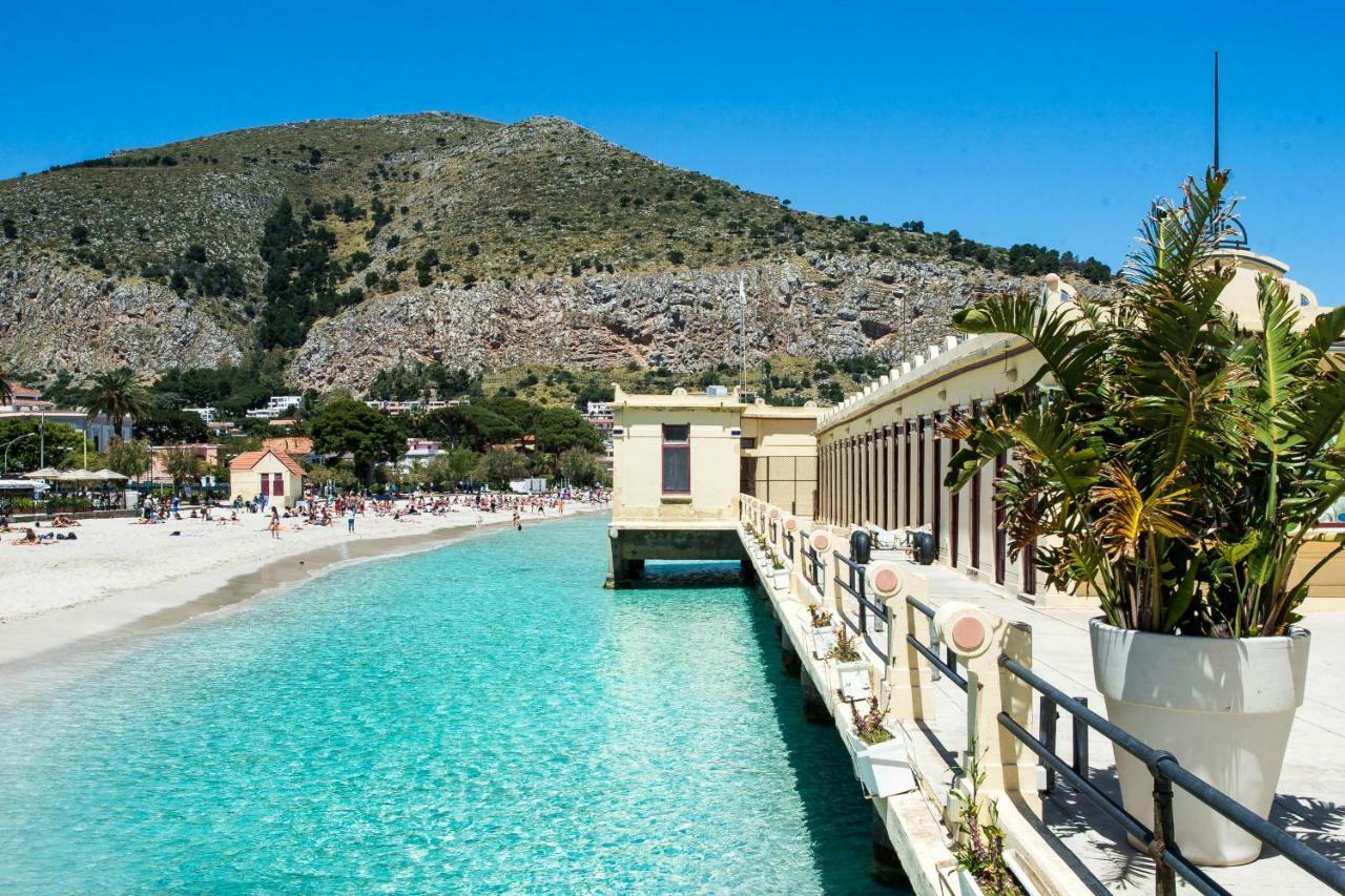 Casa Con Terrazza Sul Mare All'Addaura Palermo Zewnętrze zdjęcie
