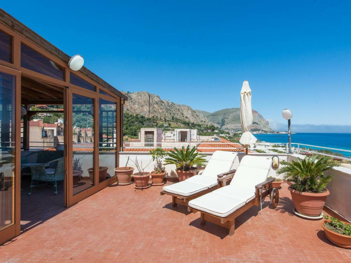Casa Con Terrazza Sul Mare All'Addaura Palermo Zewnętrze zdjęcie